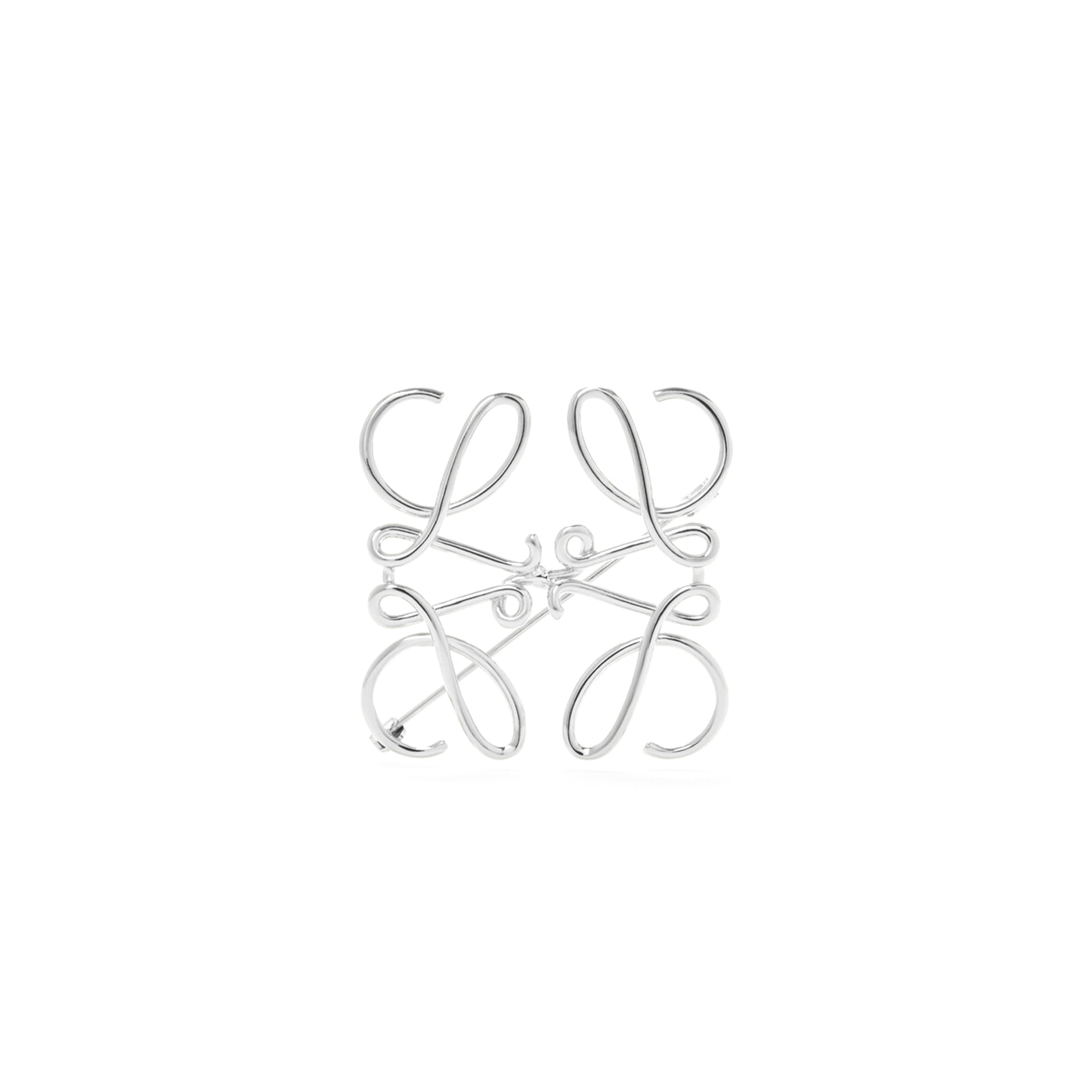 LOEWE ANAGRAM BROOCH IN METAL CIL0009803123 LOEWE ANAGRAM BROOCH IN METAL CIL0009803123